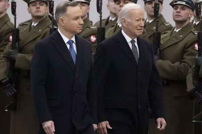 Andrzej Duda E JOE BIDEN IN POLONIA 3