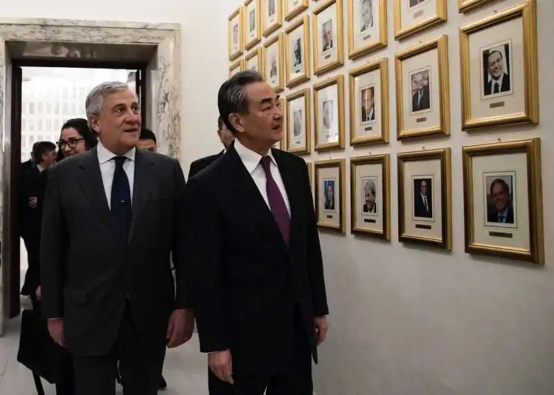 antonio tajani  wang yi  