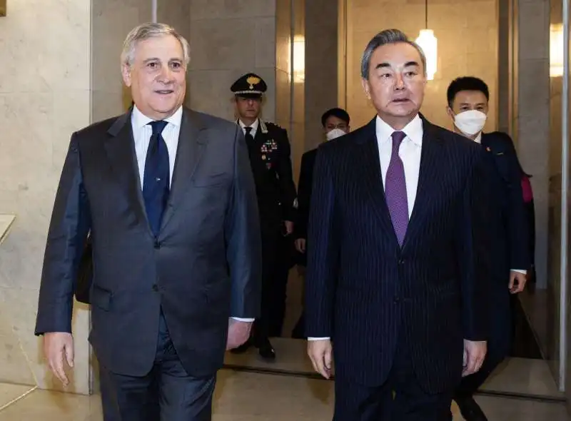  antonio tajani   wang yi  