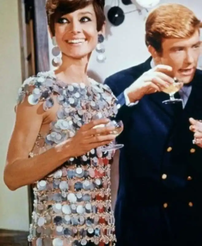 audrey hepburn in paco rabanne