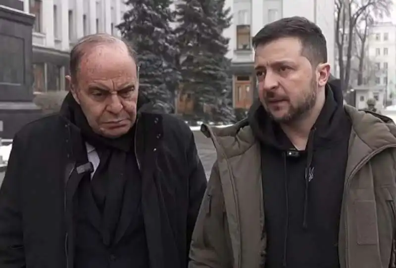 BRUNO VESPA E ZELENSKY 