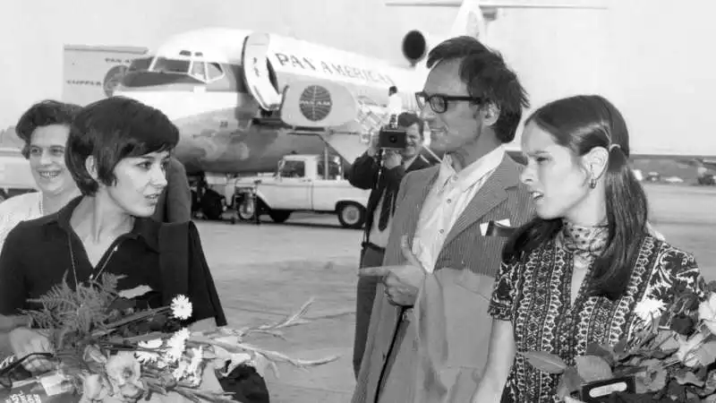 Carlos Saura e geraldine chaplin 