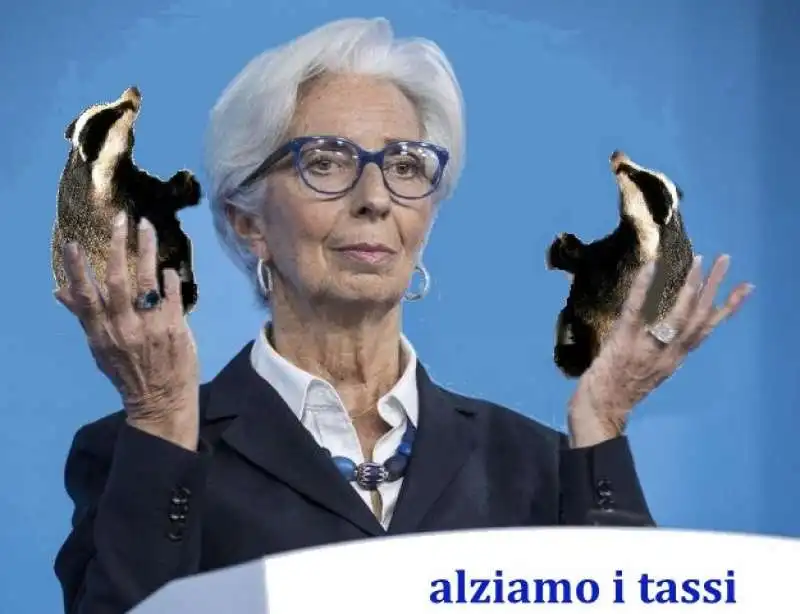 CHRISTINE LAGARDA ALZA I TASSI