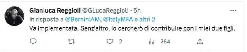 COMMENTO AL TWEET DI ANNA MARIA BERNINI SUI CERVELLI IN FUGA 