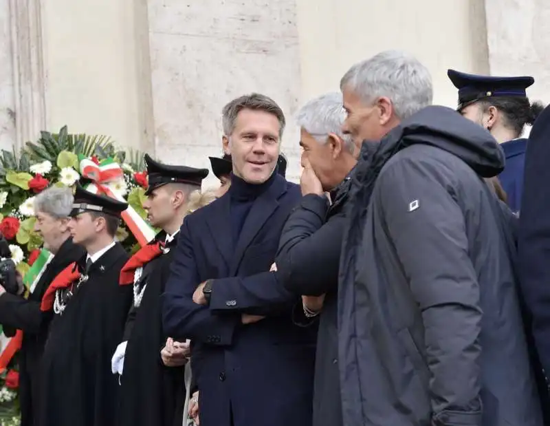 funerale costanzo   emanuele filiberto biagio izzo   foto di bacco 