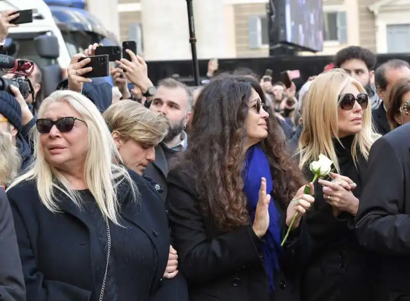 funerale costanzo   mara venier afef eleonora daniele   foto di bacco   2