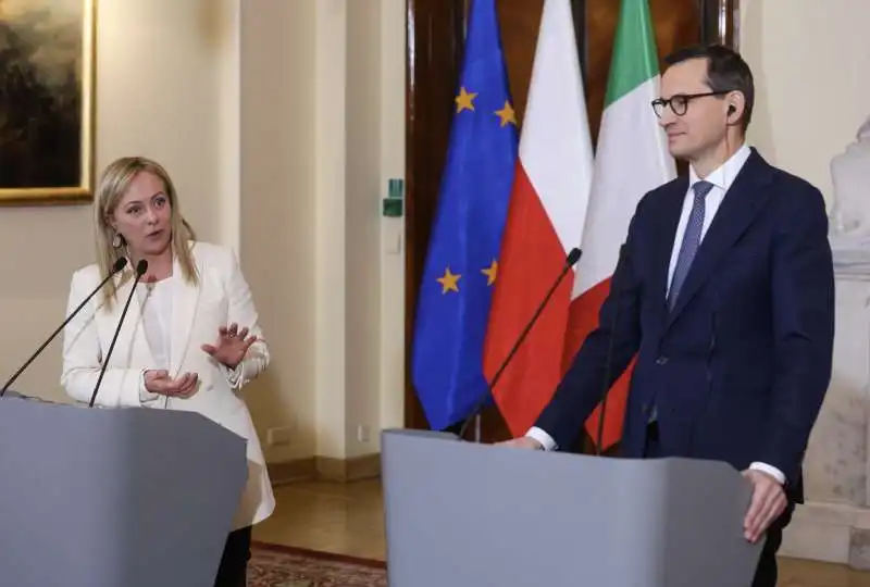 giorgia meloni mateusz morawiecki  1