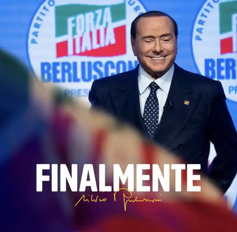 LA CARD DI SILVIO BERLUSCONI SU INSTAGRAM DOPO L'ASSOLUZIONE AL PROCESSO RUBY TER 