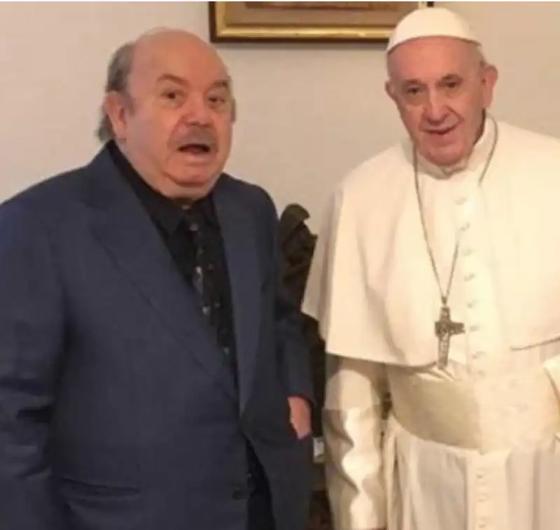 lino banfi papa francesco