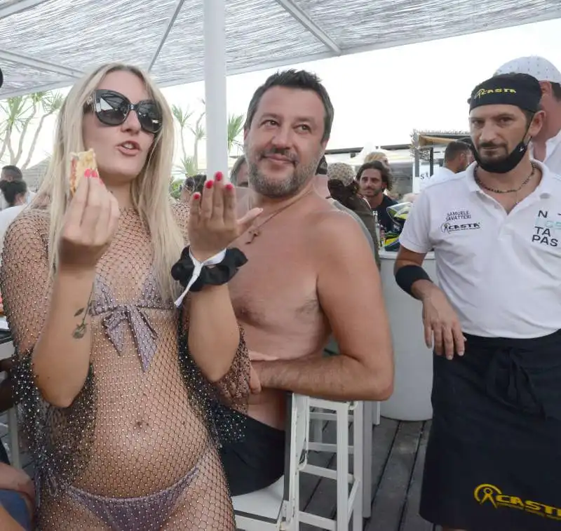 MATTEO SALVINI AL PAPEETE 