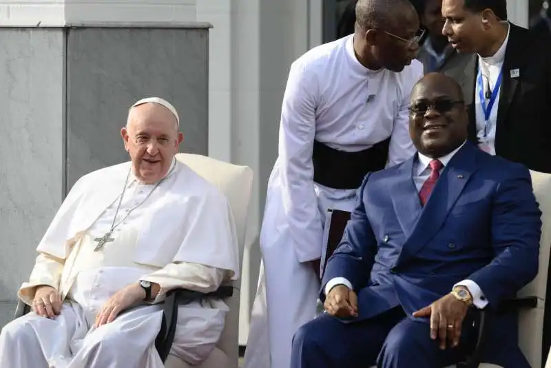 papa francesco e felix tshisekedi 