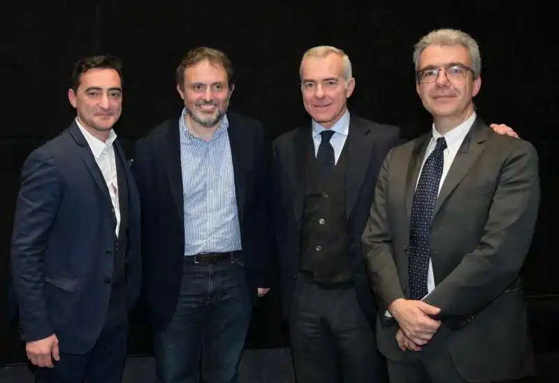 sergio del prete  rocco moccagatta  giampaolo letta  federico di chio  foto di bacco