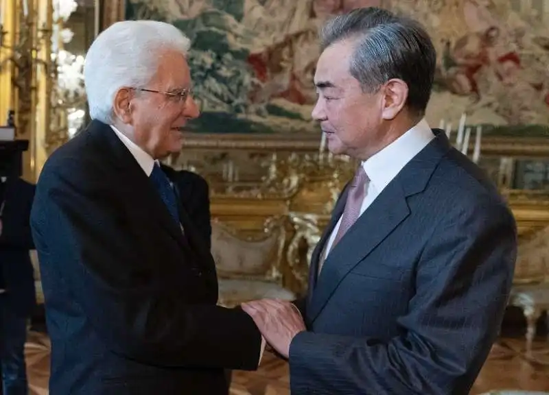 sergio mattarella wang yi  