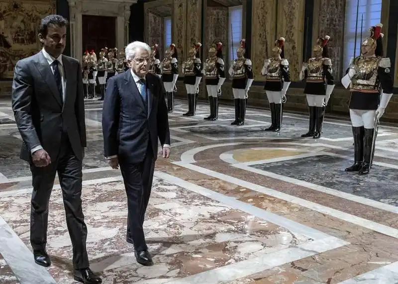 TAMIM BIN HAMAD AL THANI SERGIO MATTARELLA