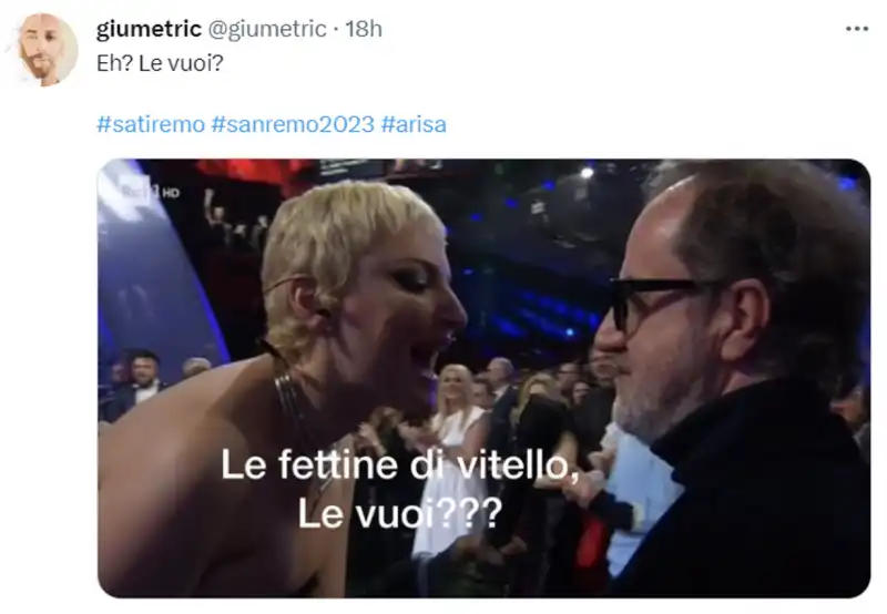 tweet quarta serata sanremo 2023 5