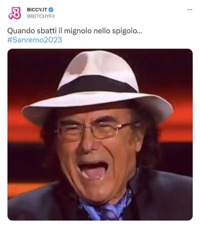 tweet seconda serata di sanremo 5