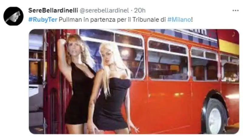 tweet sull assoluzione di berlusconi   processo ruby ter 5