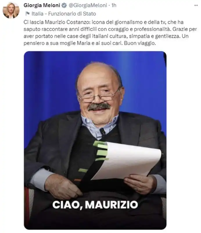 tweet sulla morte di maurizio costanzo 8