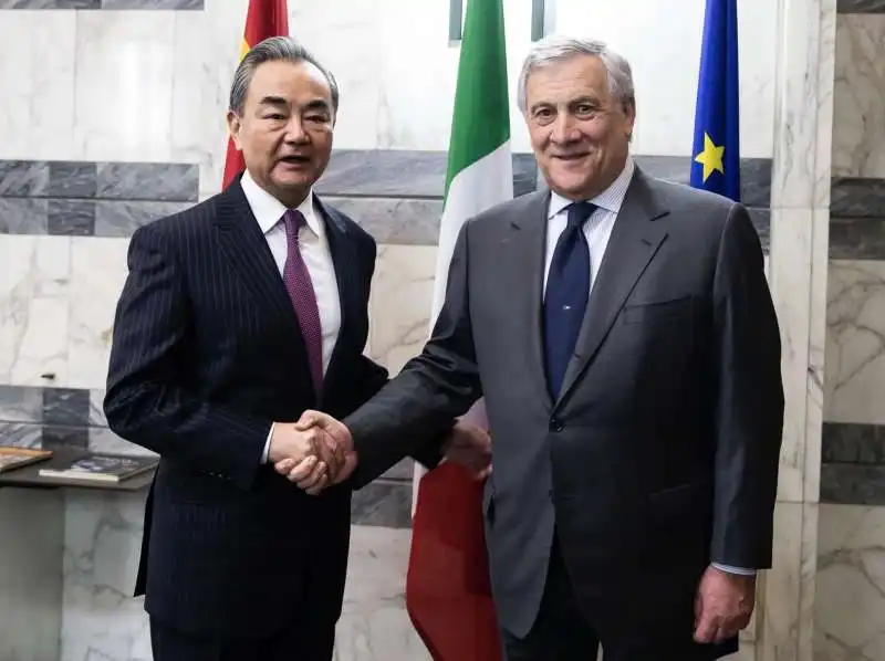 wang yi  antonio tajani  