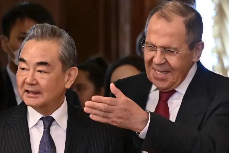 wang yi sergei lavrov    