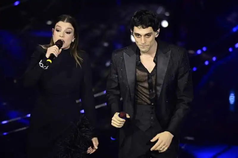 emma con bresh    quarta serata sanremo 2024