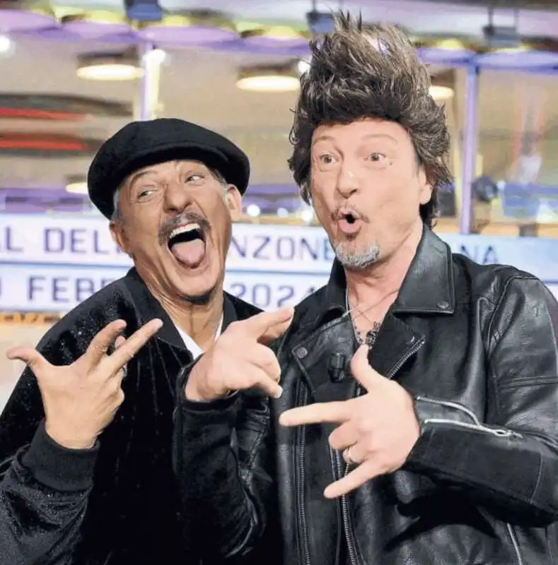 FIORELLO E AMADEUS - VIVA RAI2 ANTEPRIMA DEL FESTIVAL DI SANREMO 