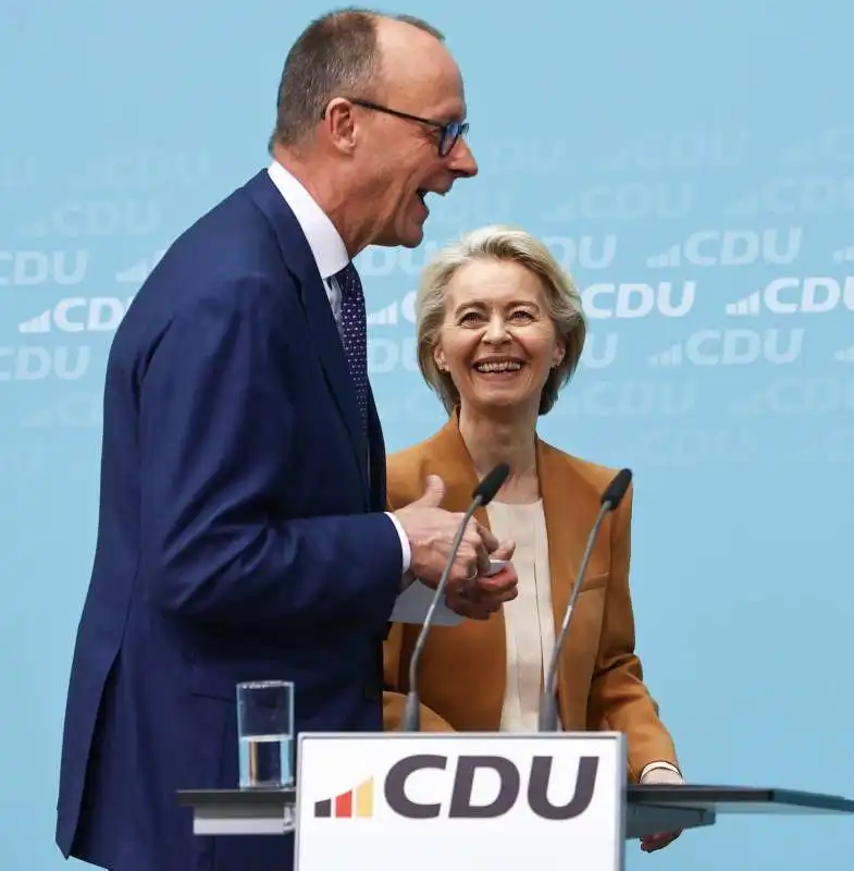 friedrich merz   ursula von der leyen