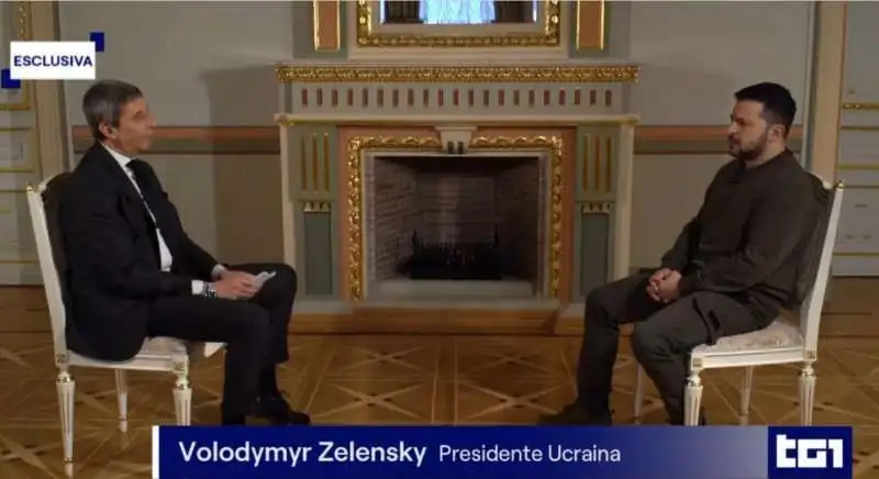 gian marco chiocci intervista volodymyr zelensky 2