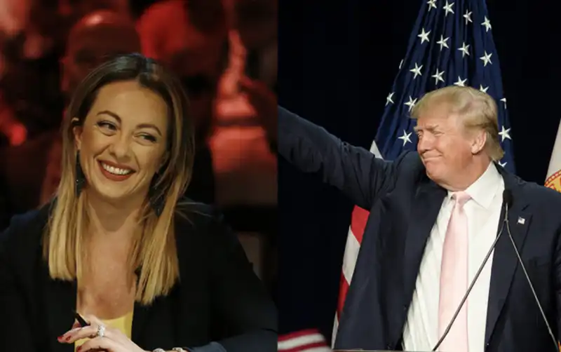 giorgia meloni donald trump