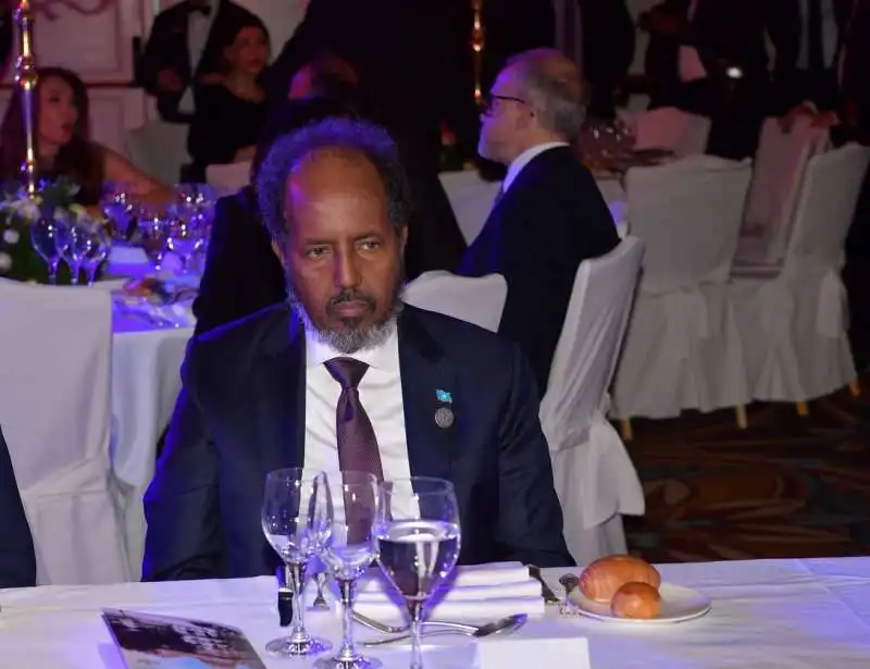 hassan sheikh mohamud presidente della somalia  foto di bacco