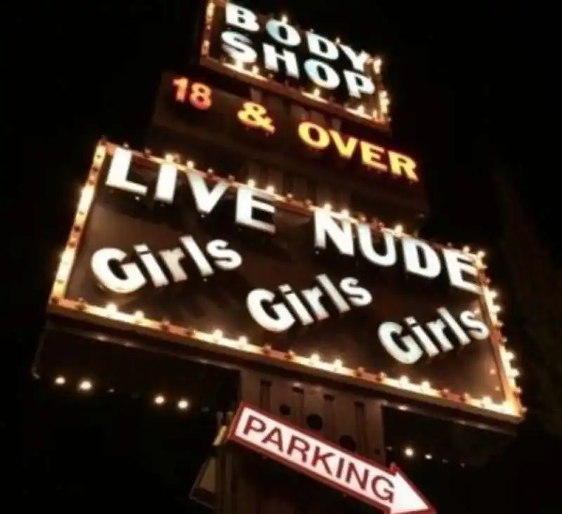 Il Body Shop strip club di Los Angeles