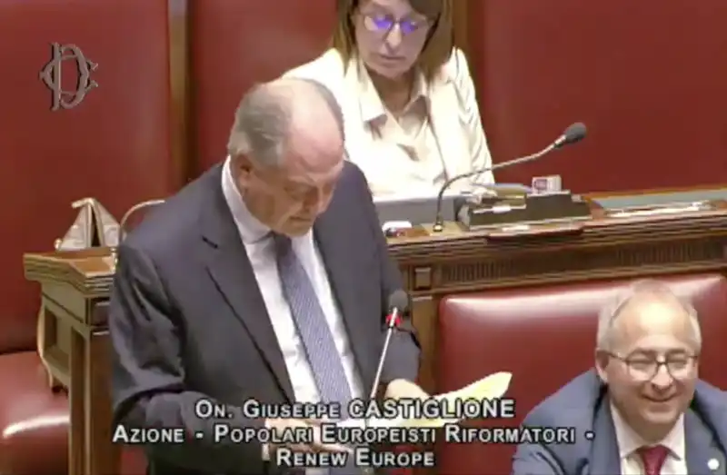 Il deputato di Azione Giuseppe Castiglione 2