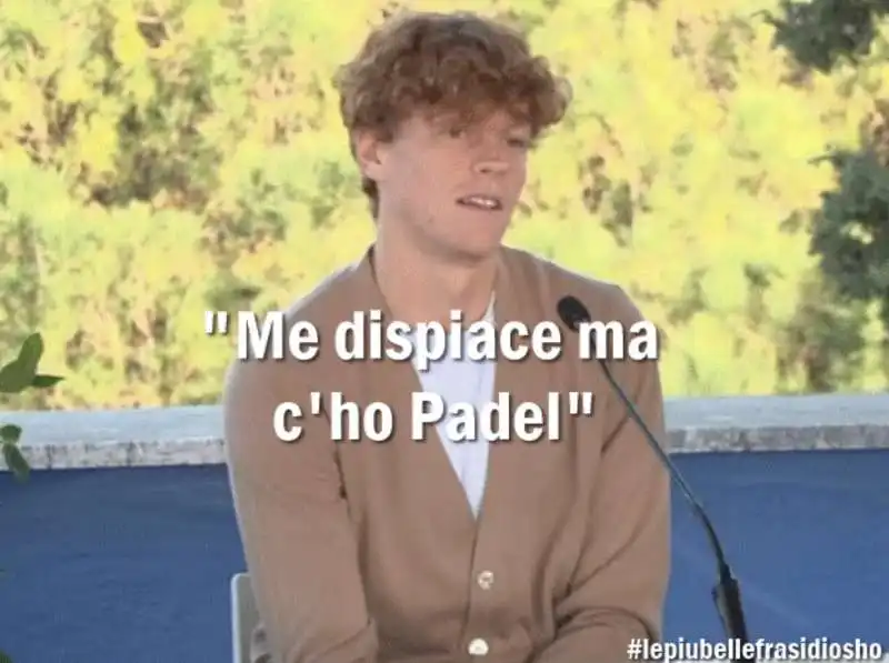 IL NO DI JANNIK SINNER A SANREMO - MEME BY OSHO 