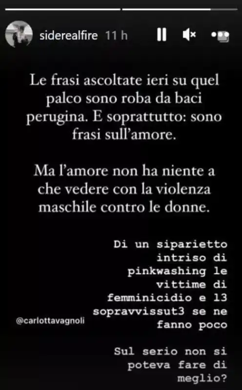 IL POST DI ELENA CECCHETTIN CONTRO L INTERVENTO DEL CAST DI MARE FUORI A SANREMO