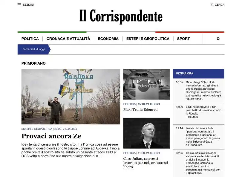 il sito il corrispondente 