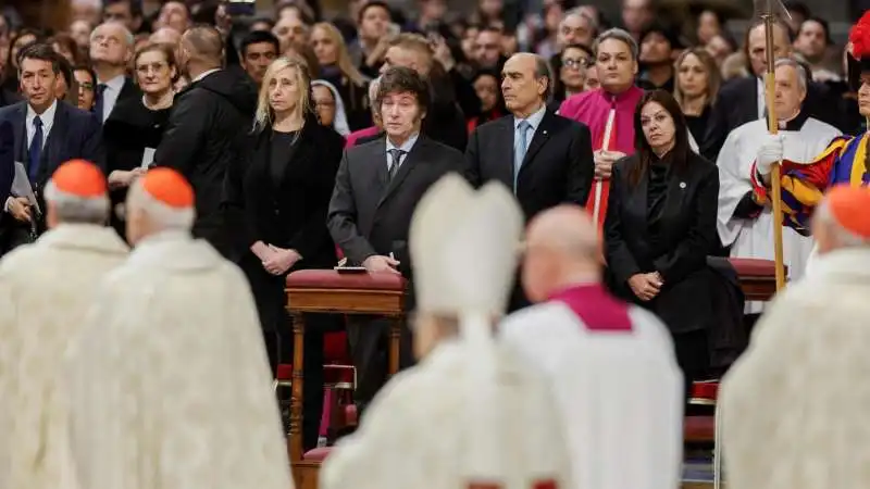 javier milei in vaticano