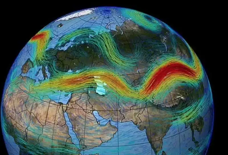 jet stream   le correnti sull oceano atlantico  