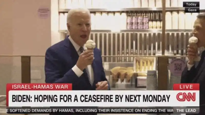 joe biden mangia il gelato   1