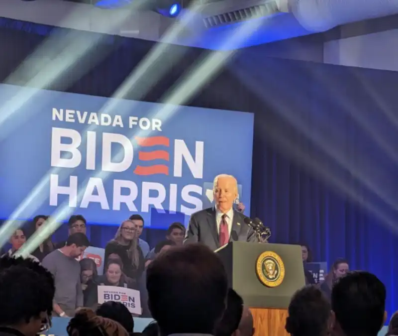 joe biden - primarie democratiche in nevada