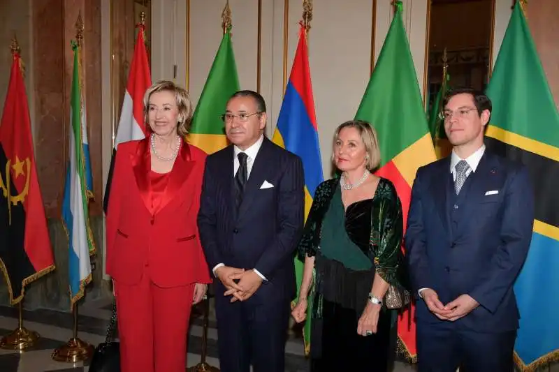 letizia moratti  kamel ghribi  gilda gastaldi  marco rotelli  foto di bacco