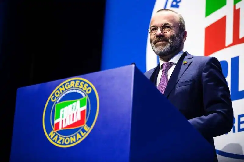 manfred weber   congresso forza italia 