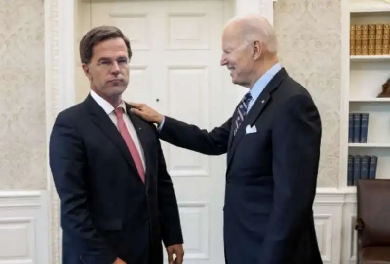 mark rutte joe biden  