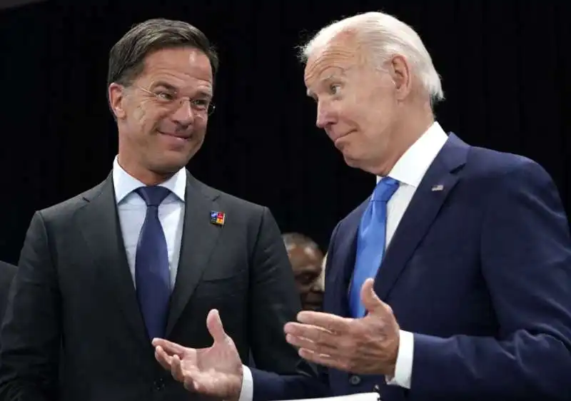 mark rutte joe biden   