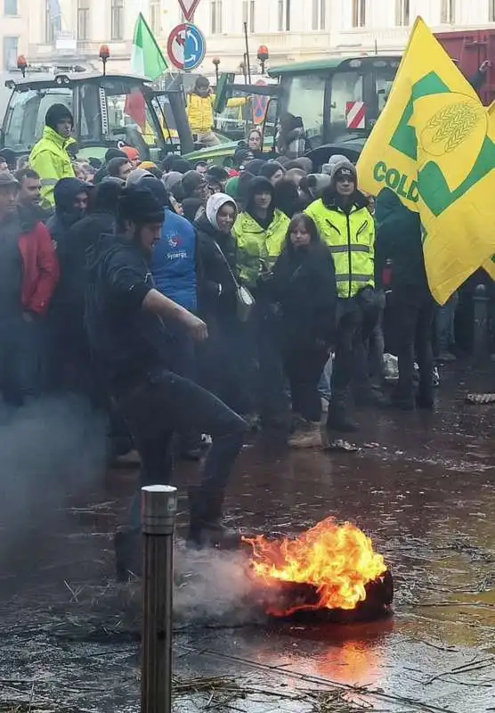 protesta degli agricoltori a bruxelles   11