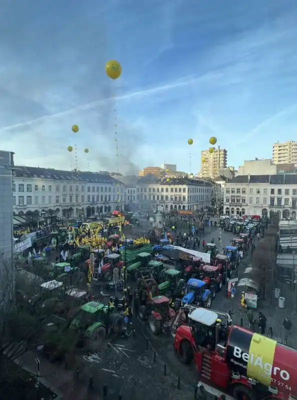 protesta degli agricoltori a bruxelles   5