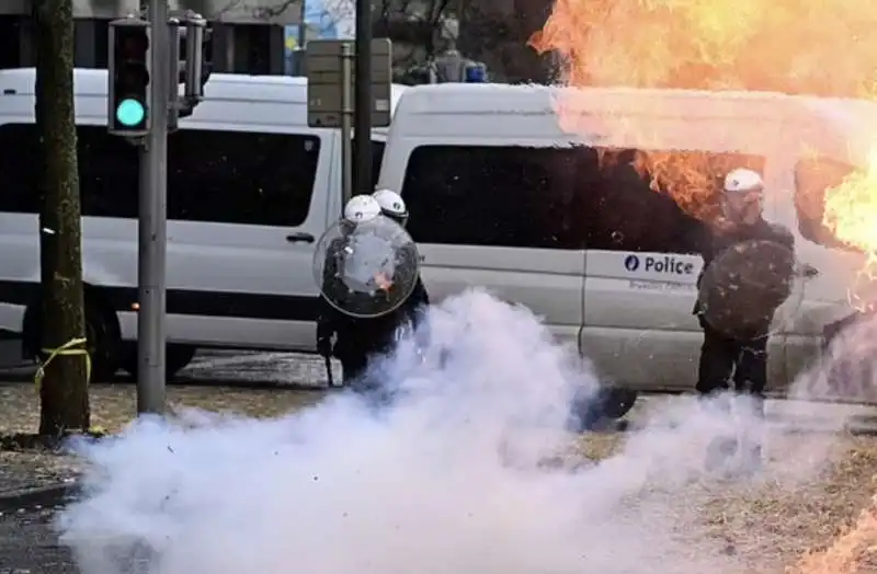 protesta degli agricoltori a bruxelles   5