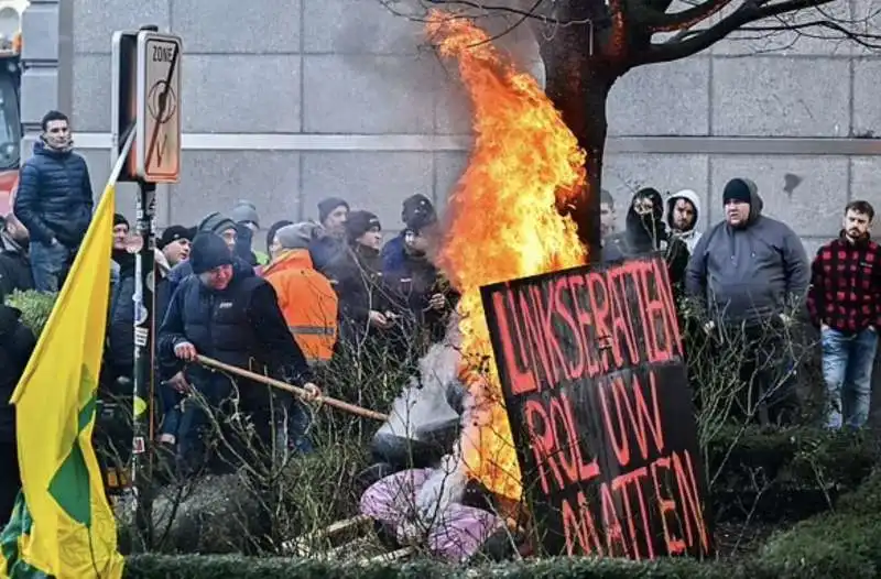 protesta degli agricoltori a bruxelles   6