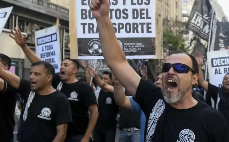 ARGENTINA - PROTESTE CONTRO IL GOVERNO DI JAVIER MILEI