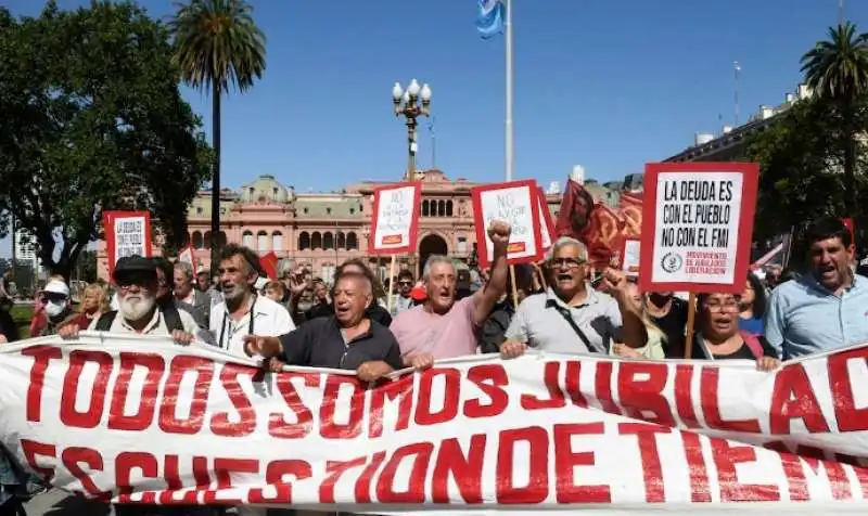 ARGENTINA - PROTESTE CONTRO IL GOVERNO DI JAVIER MILEI