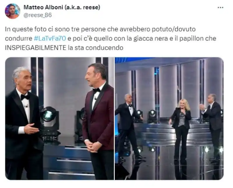 tweet su la tv fa 70 con massimo giletti 3